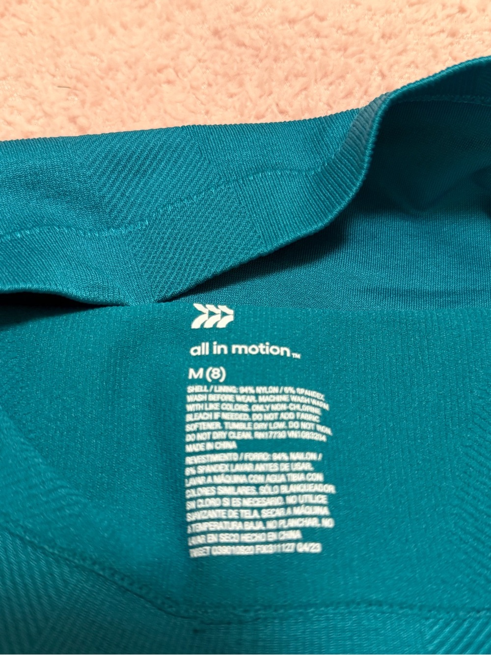 Target Teal Racerback Tank Top - Picture 3 of 3